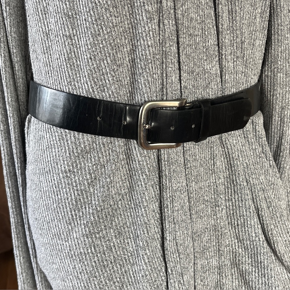 Black Leather Belt size Small